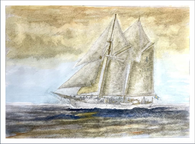 Skonerten HMS Gladan